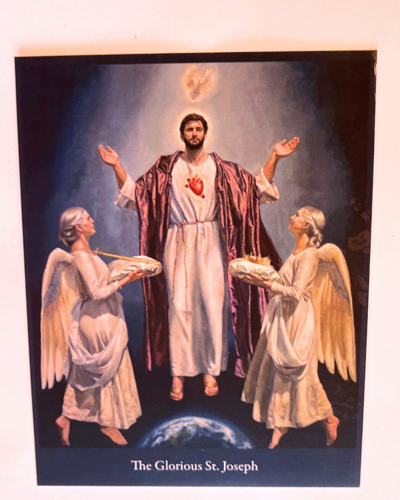 Glorious Saint Joseph Prayer Card - Bob and Penny Lord Journeys of Faith