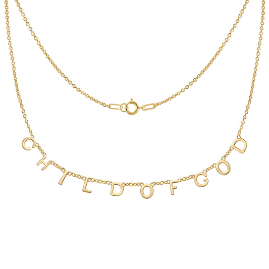 CHILD OF GOD Necklace in Gold-Filled and Sterling Silver - Journeys of Faith
