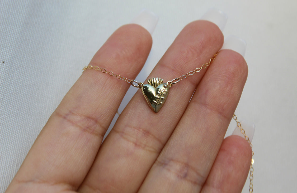 Holy Hearts™ Chaste Heart Of St. Joseph Necklace - Journeys of Faith