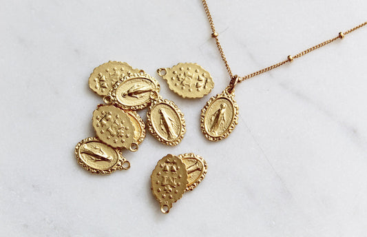 Intricate Miraculous medal necklace - Journeys of Faith