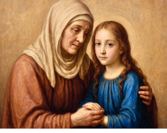 Saint Anne and Mary 8 by 10 digital image download - Journeys of Faith