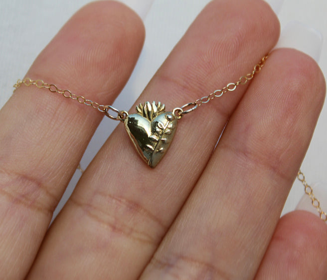 Holy Hearts™ Chaste Heart Of St. Joseph Necklace - Journeys of Faith