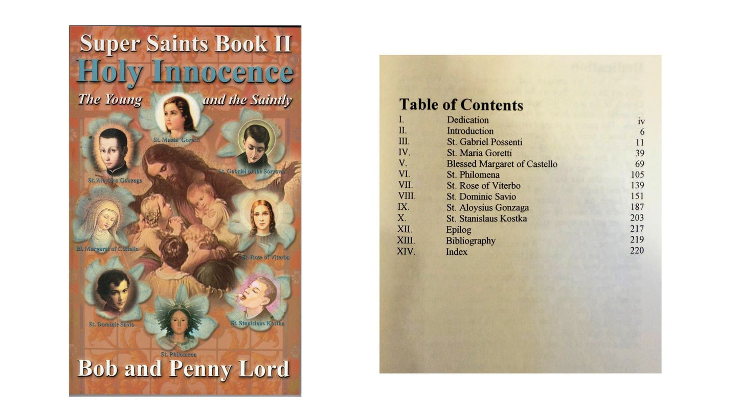 Holy Innocence - The Young and the Saintly Book - Bob and Penny Lord Journeys of Faith