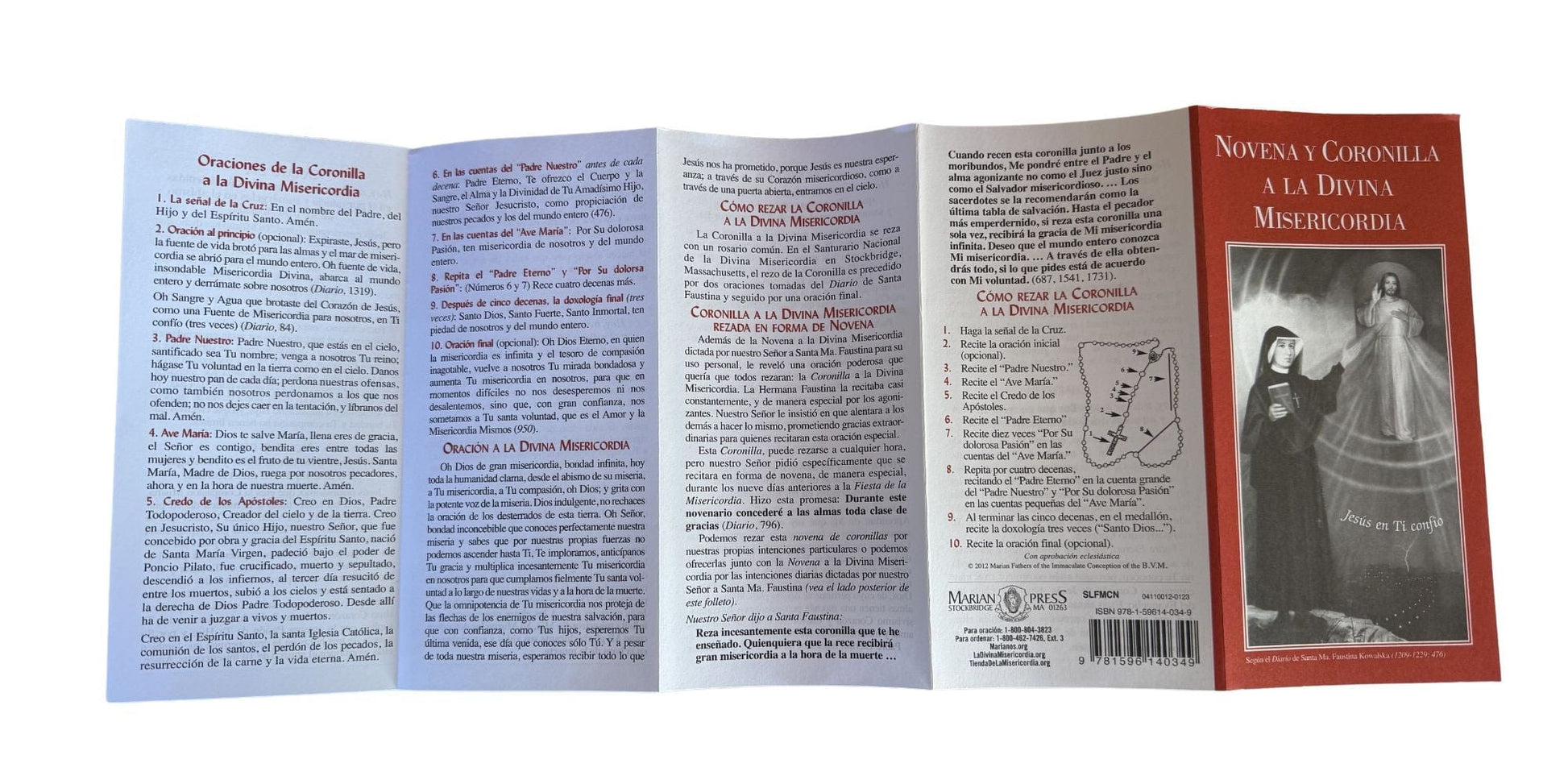 Novena y Coronilla A La Divina Misericordia Pamphlet - Bob and Penny Lord Journeys of Faith