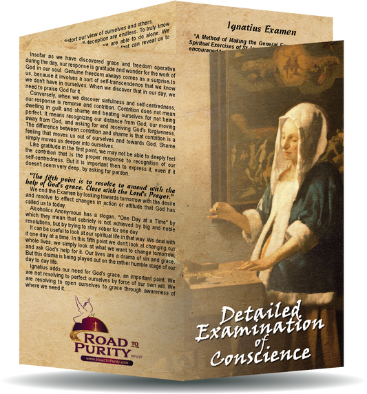 Detailed Examination of Conscience - Prayer Card (c) - Journeys of Faith