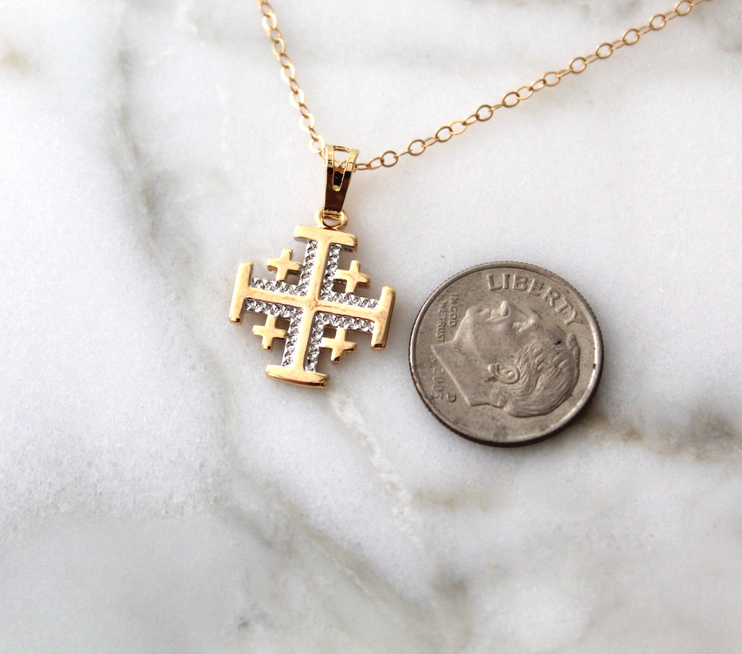 Jerusalem Cross Necklace - Journeys of Faith