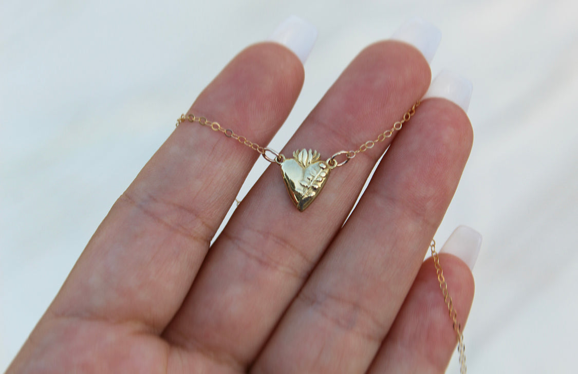 Holy Hearts™ Chaste Heart Of St. Joseph Necklace - Journeys of Faith