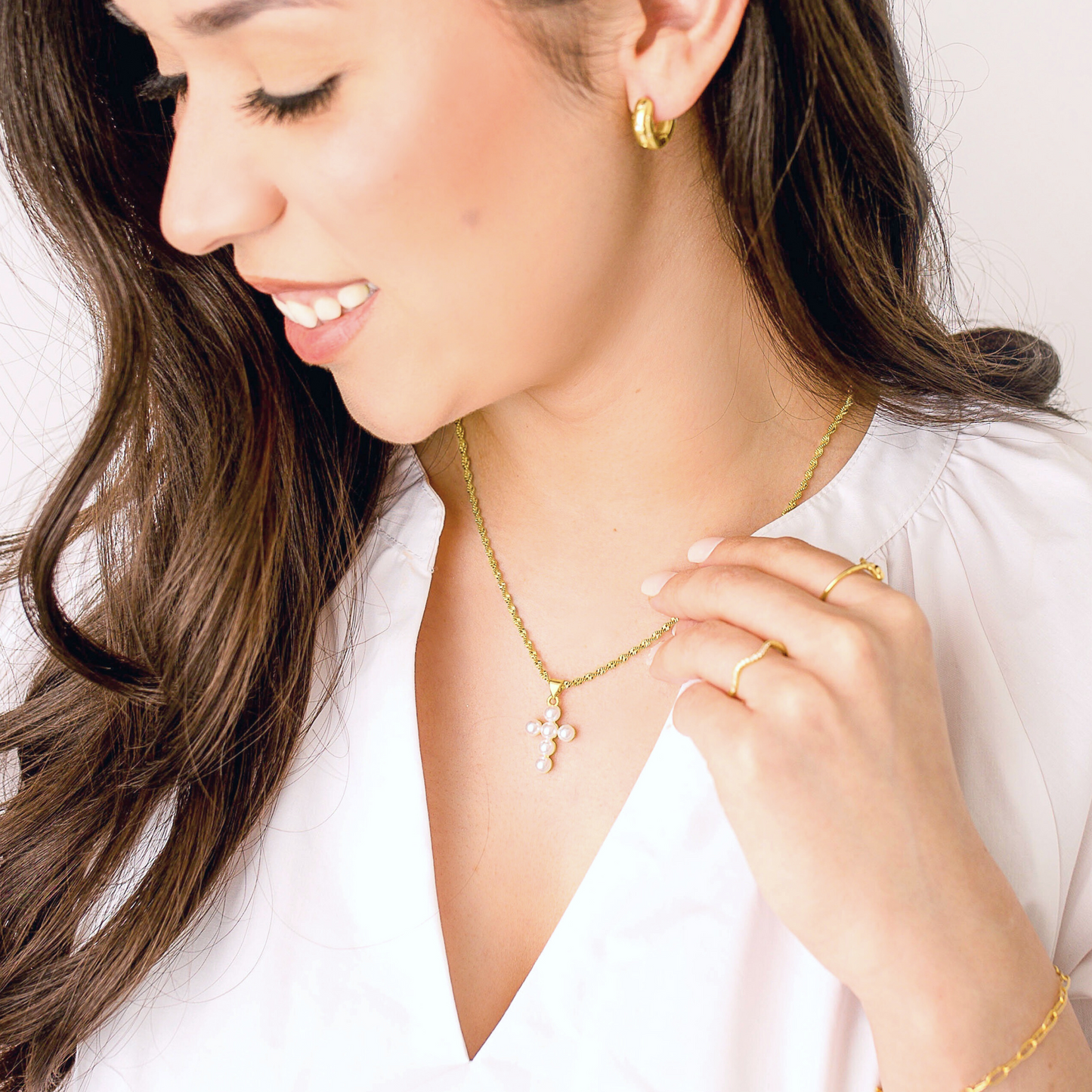 Always with Us Necklace in Gold & Silver - Journeys of Faith