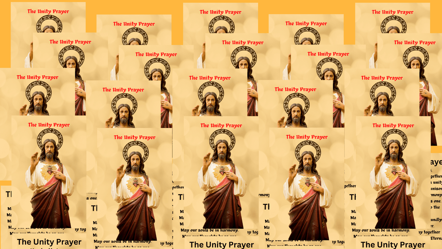 The Unity Prayer Card - Laminated Packages - Bob and Penny Lord