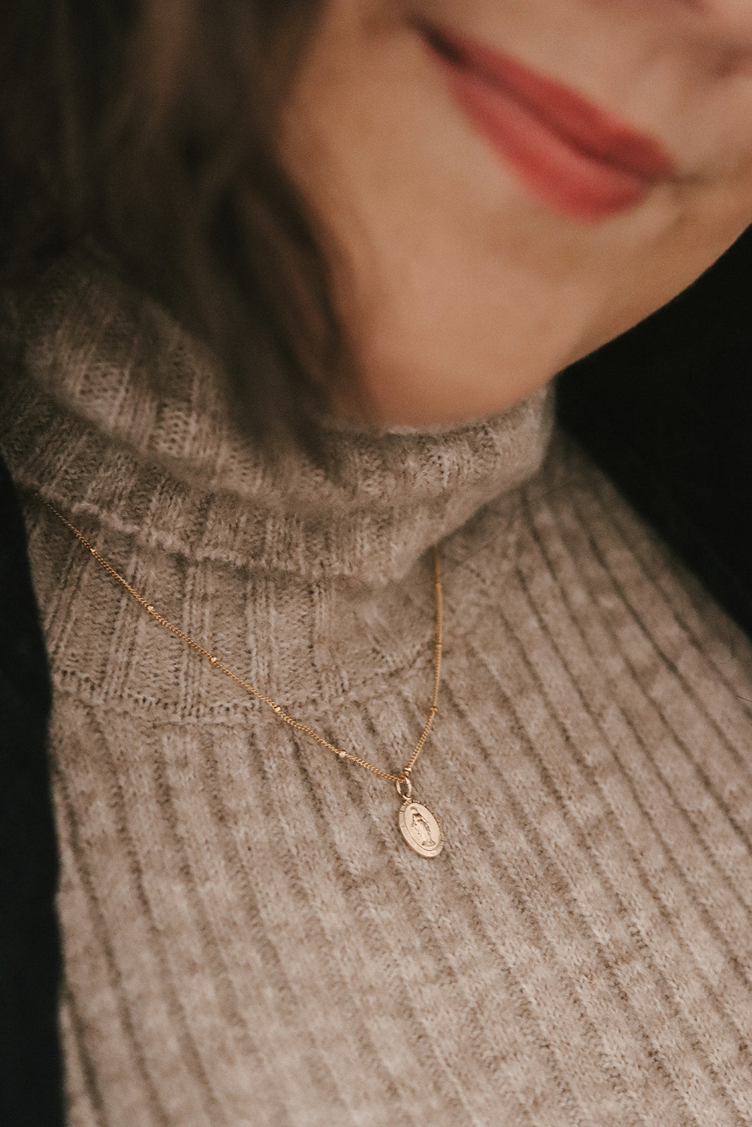Dainty Miraculous Medal Necklace - Journeys of Faith