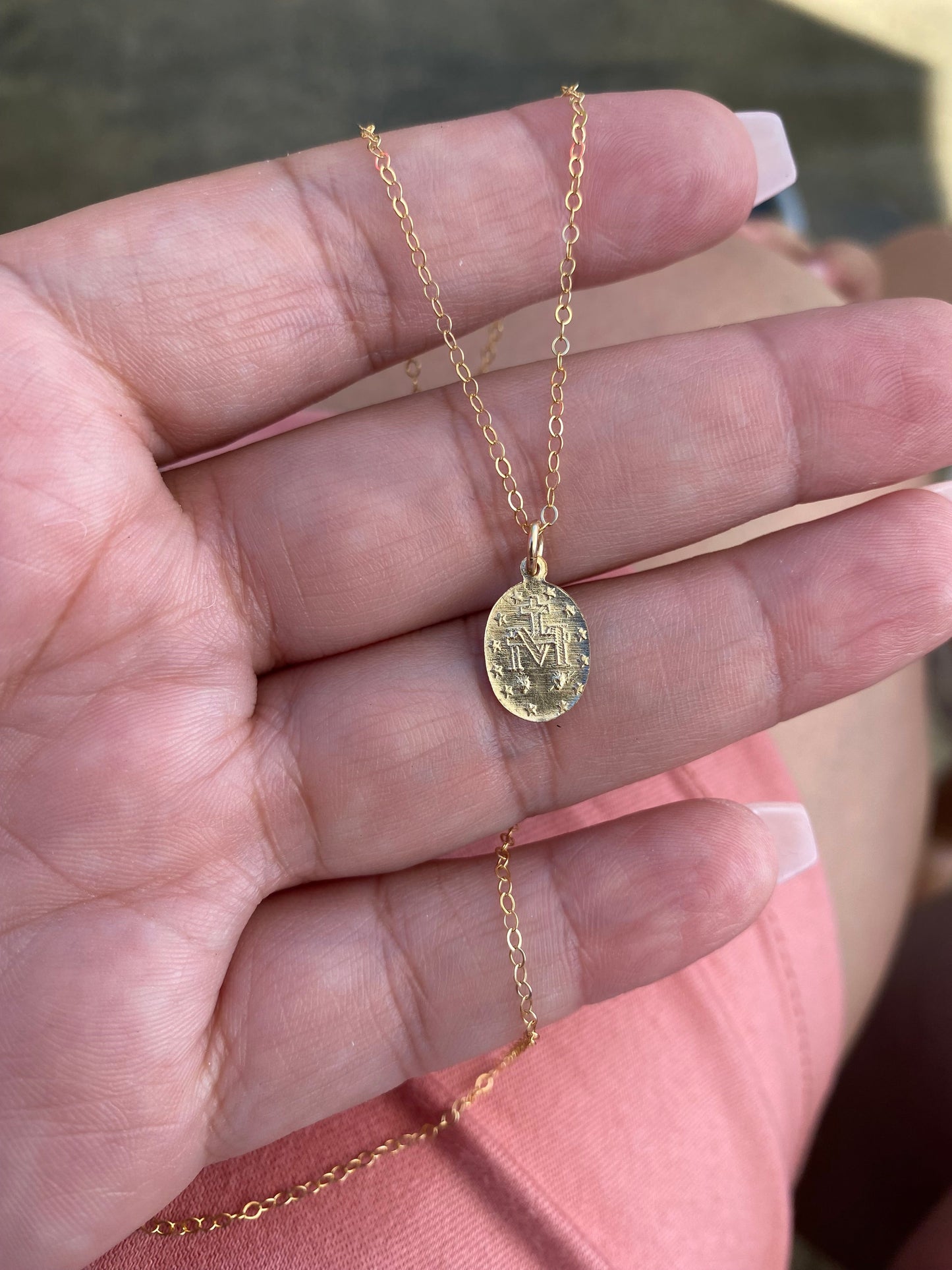 Dainty Miraculous Medal Necklace - Journeys of Faith