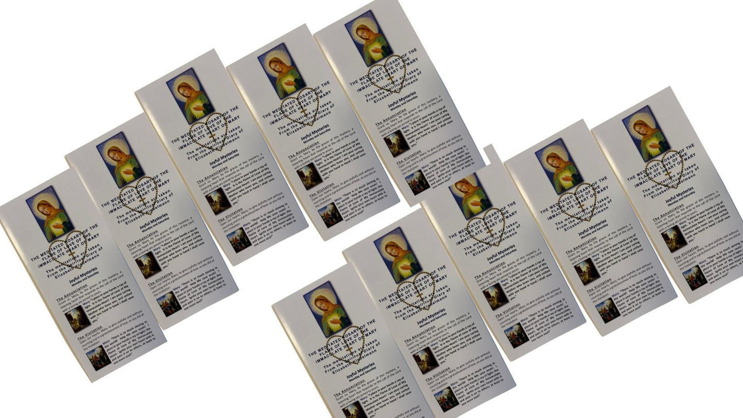 Meditated Rosary of the Flame of Love of. the Immaculate Heart of Mary Packages - Bob and Penny Lord Journeys of Faith