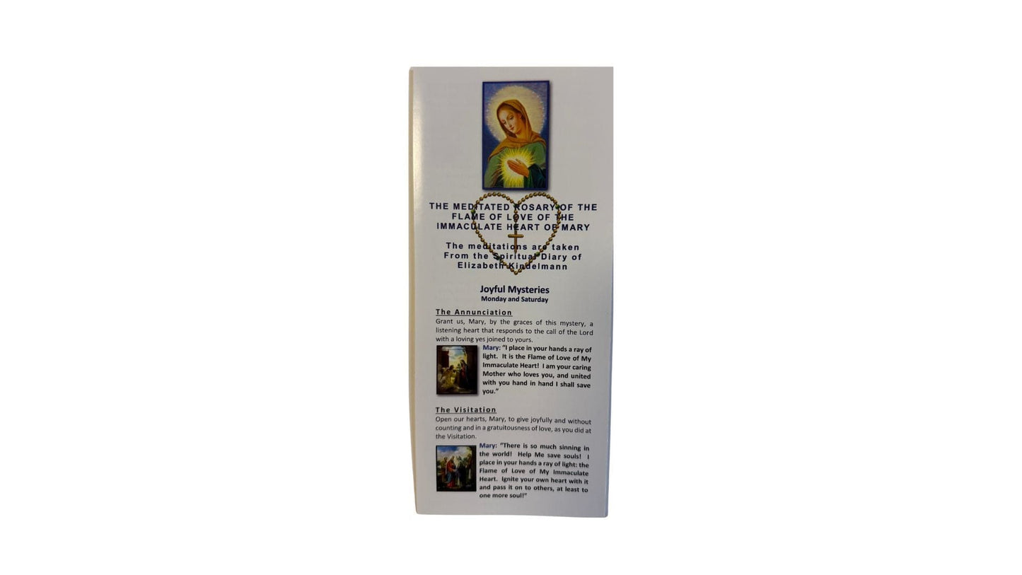 Meditated Rosary of the Flame of Love of. the Immaculate Heart of Mary Packages - Bob and Penny Lord Journeys of Faith