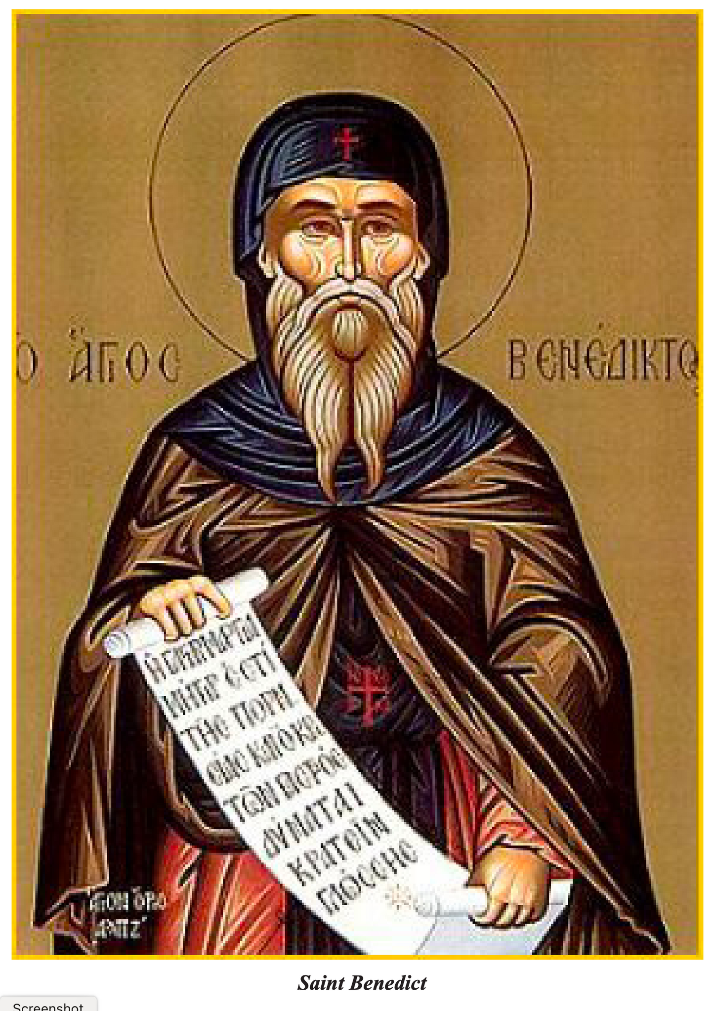 Saint Benedict Minibook