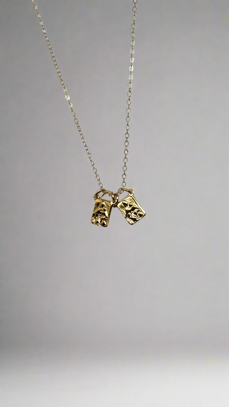 Gold Vermeil Scapular Necklace - Journeys of Faith