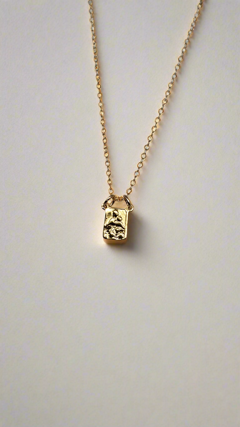 Gold Vermeil Scapular Necklace - Journeys of Faith