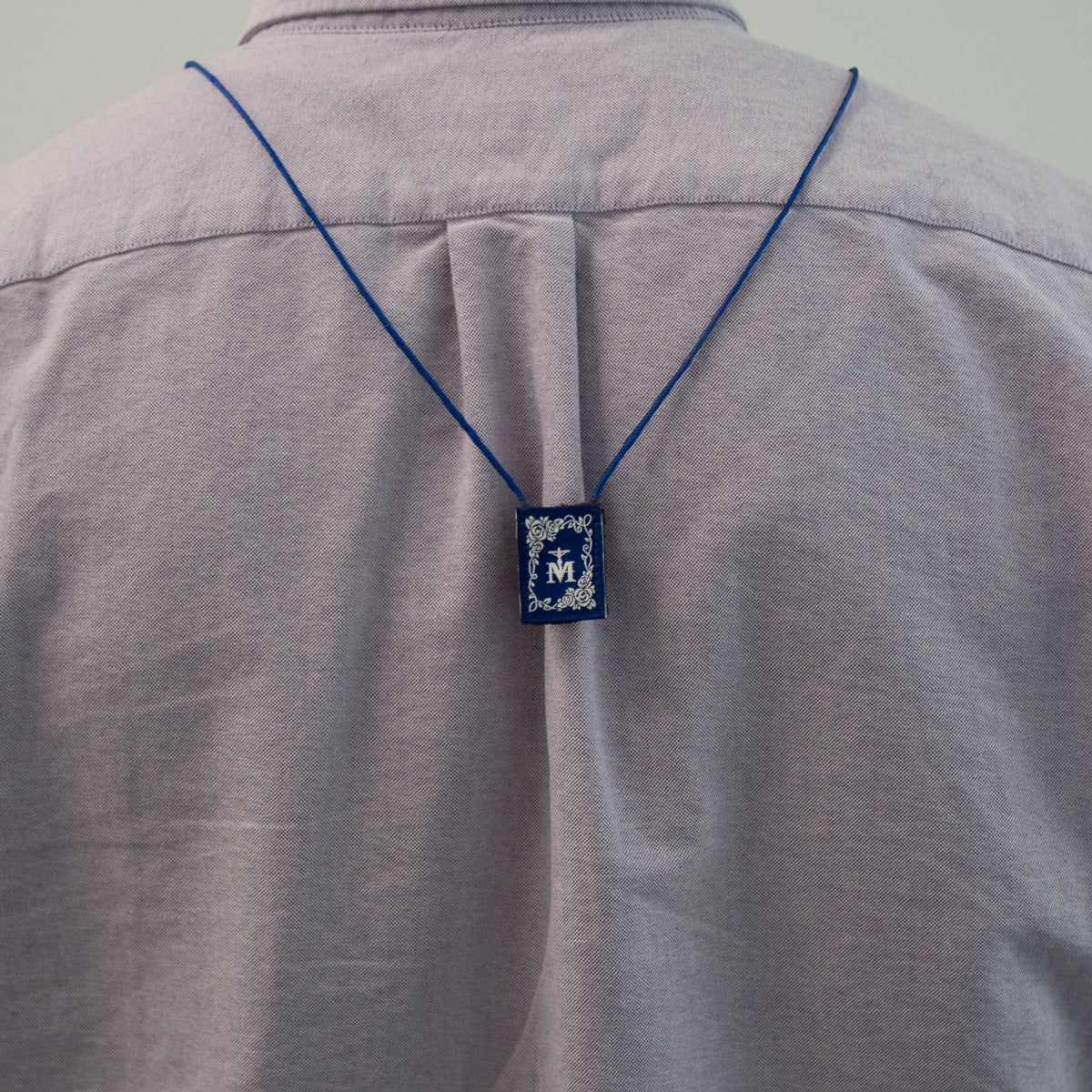 OLMC White Rose | Our Lady of Mt. Carmel Premium Brown Scapular - Journeys of Faith