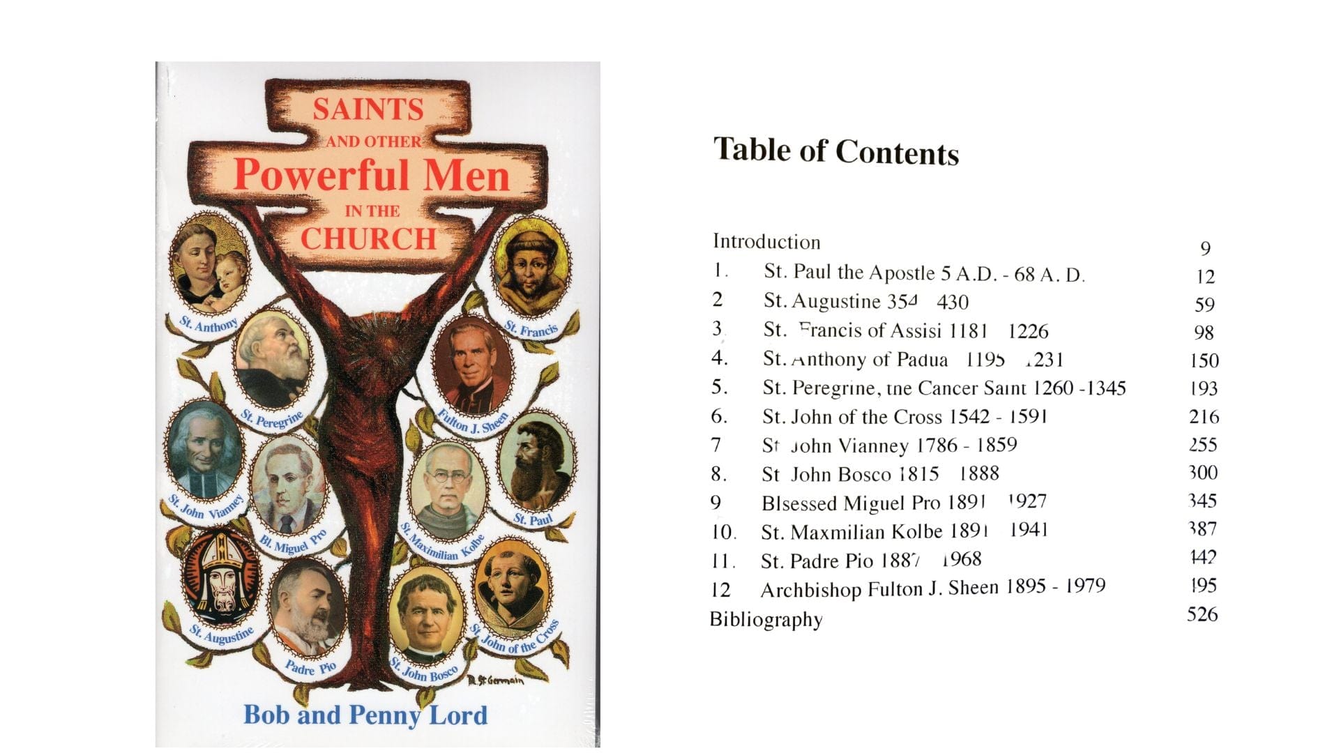 Saints and Other Powerful Men in the Church Book - Bob and Penny Lord Journeys of Faith