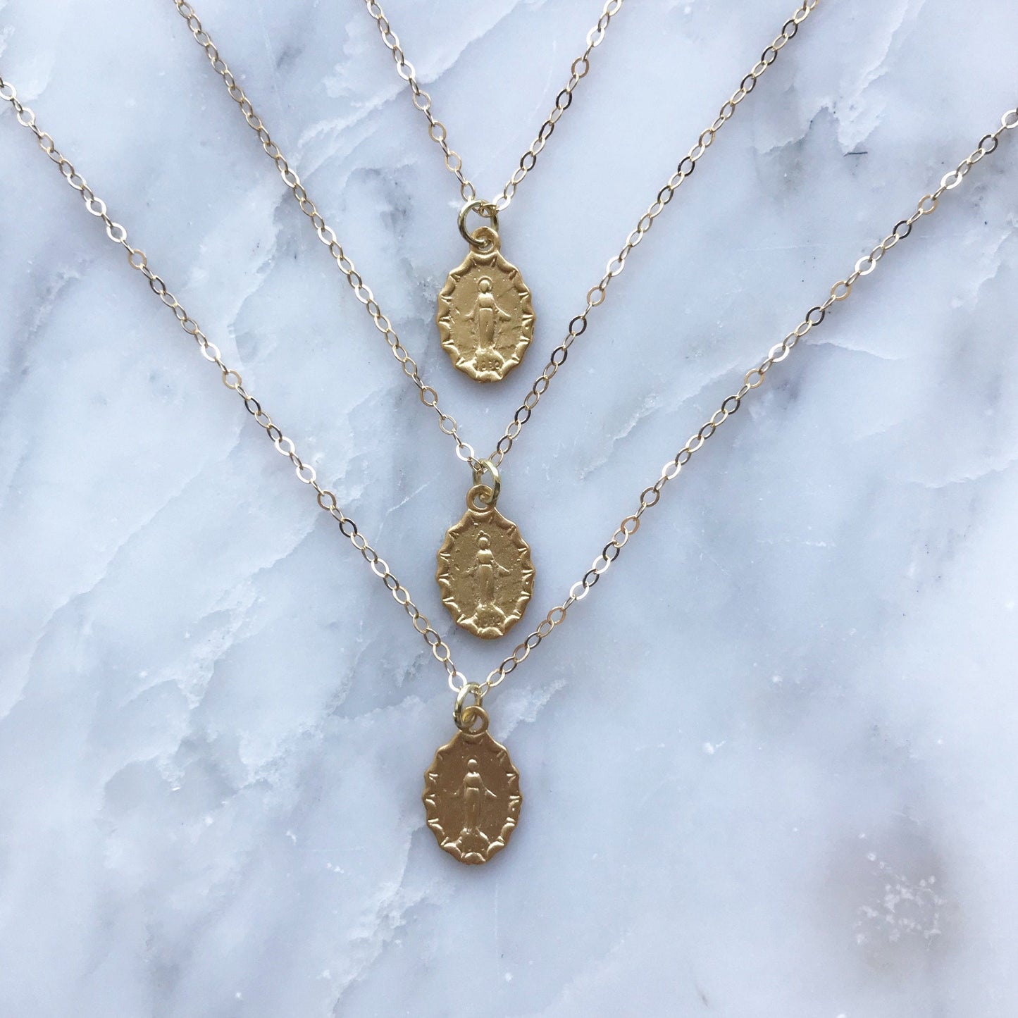 Miraculous Medal Necklace #7 - Journeys of Faith