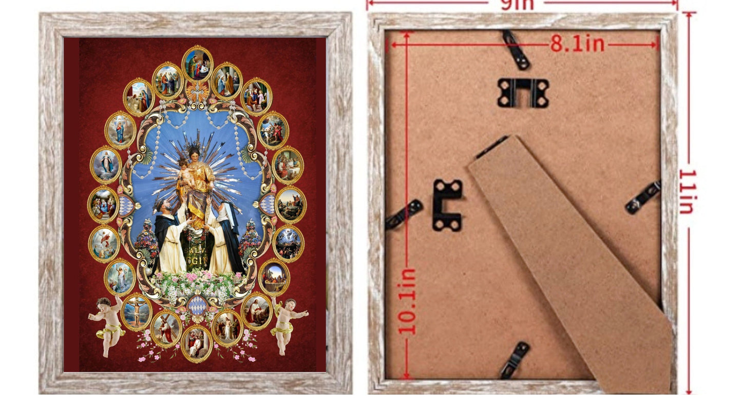 Mysteries of the Rosary 8 by 10 Print - Journeys of Faith