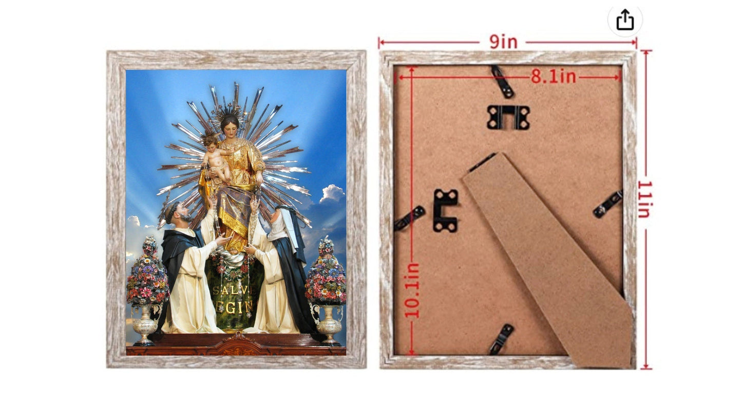 Our Lady of the Rosary 8 by 10 Print, New - Journeys of Faith