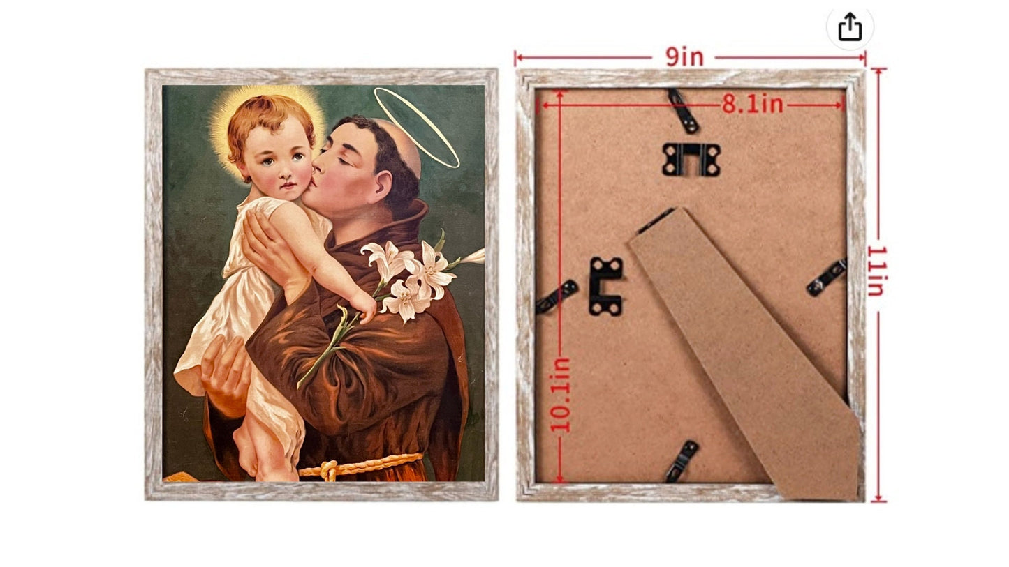 Saint Anthony of Padua 8 by 10 Print - Journeys of Faith