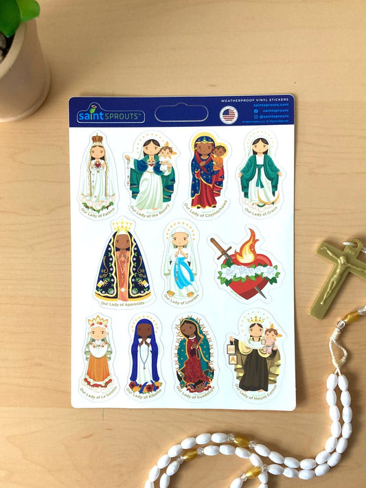 Marian Sticker Sheet - Journeys of Faith