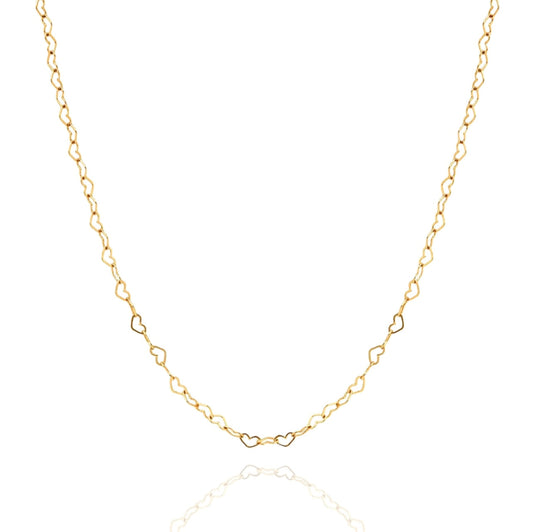 Joyful Hearts Layering Necklace in Gold and Silver - Journeys of Faith