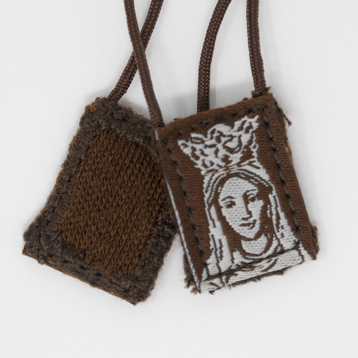 OLMC Mini | Our lady of Mt. Carmel Premium Brown Scapular - Journeys of Faith