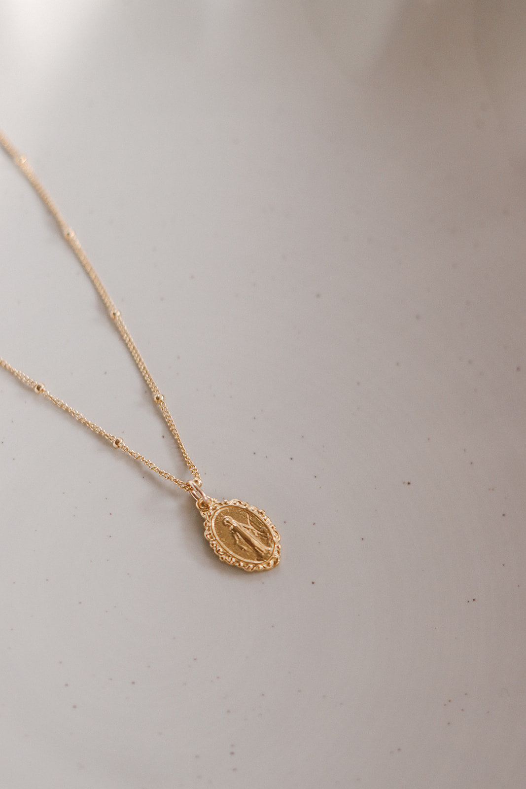 Intricate Miraculous medal necklace - Journeys of Faith