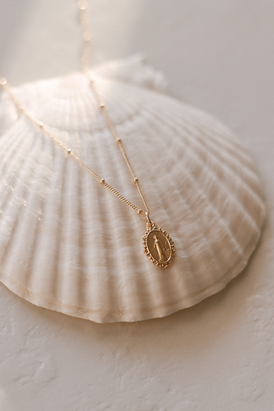 Intricate Miraculous medal necklace - Journeys of Faith
