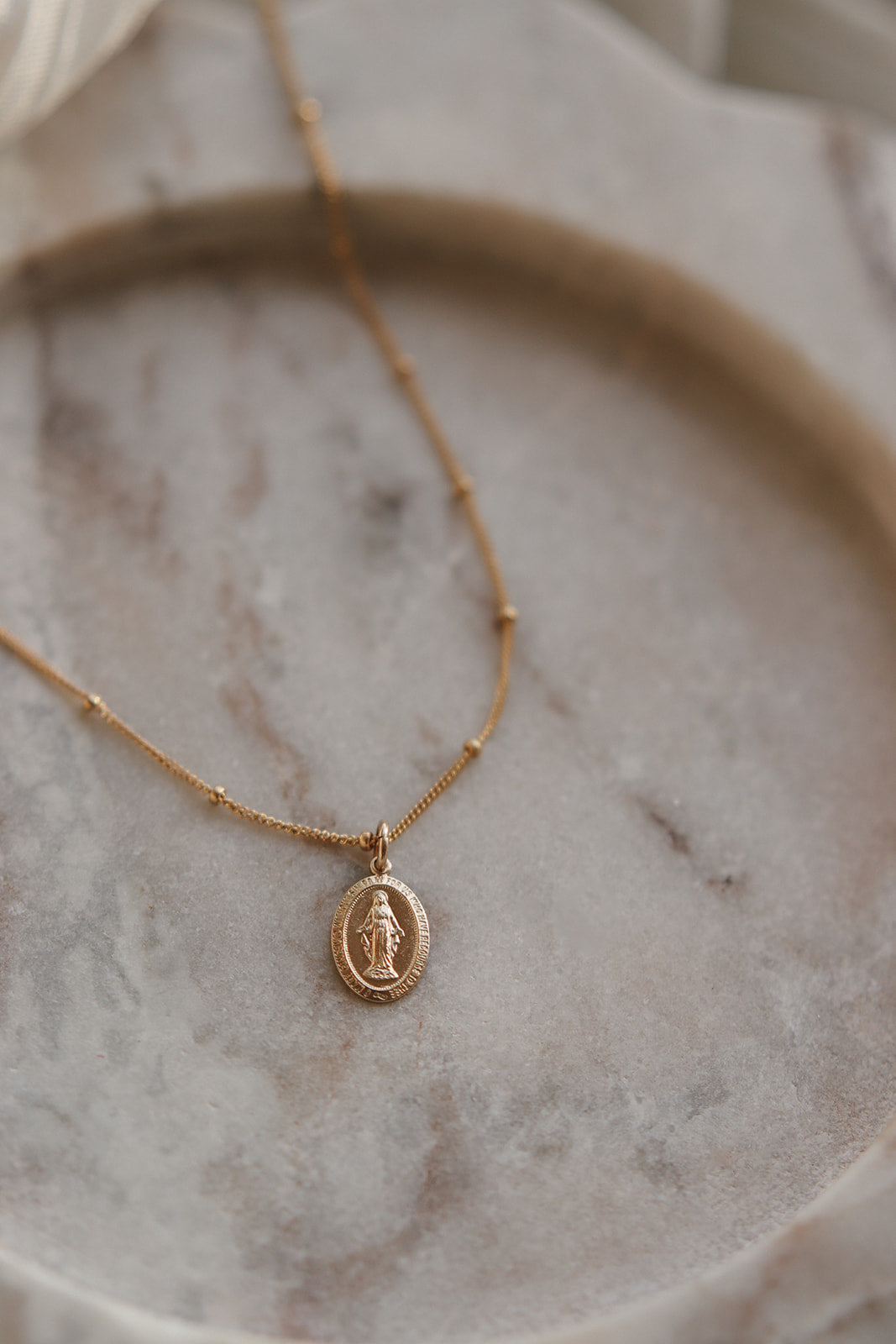 Dainty Miraculous Medal Necklace - Journeys of Faith