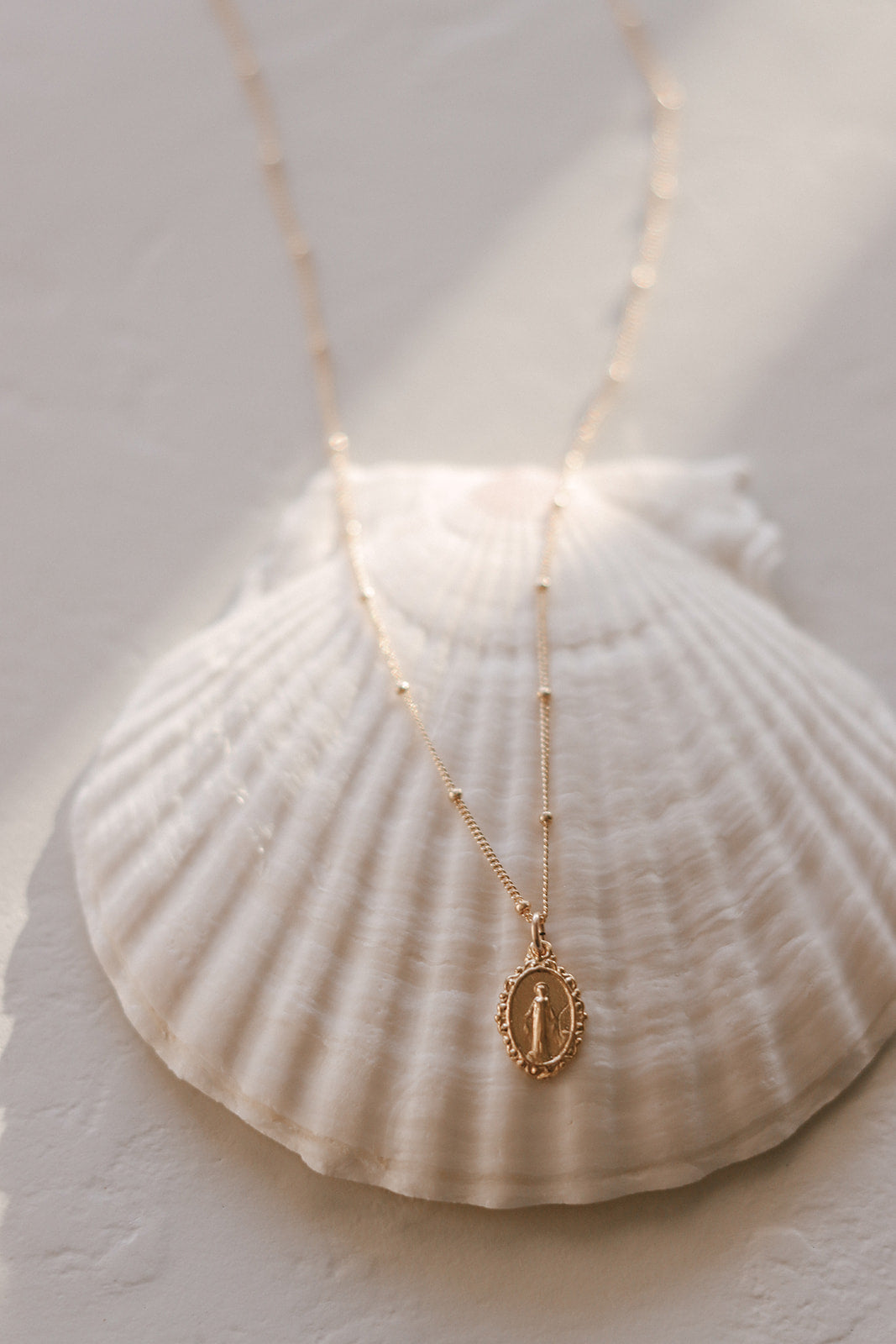 Intricate Miraculous medal necklace - Journeys of Faith