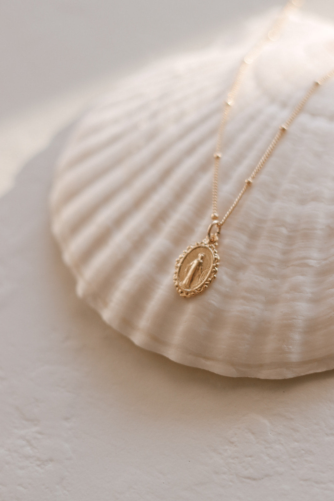 Intricate Miraculous medal necklace - Journeys of Faith