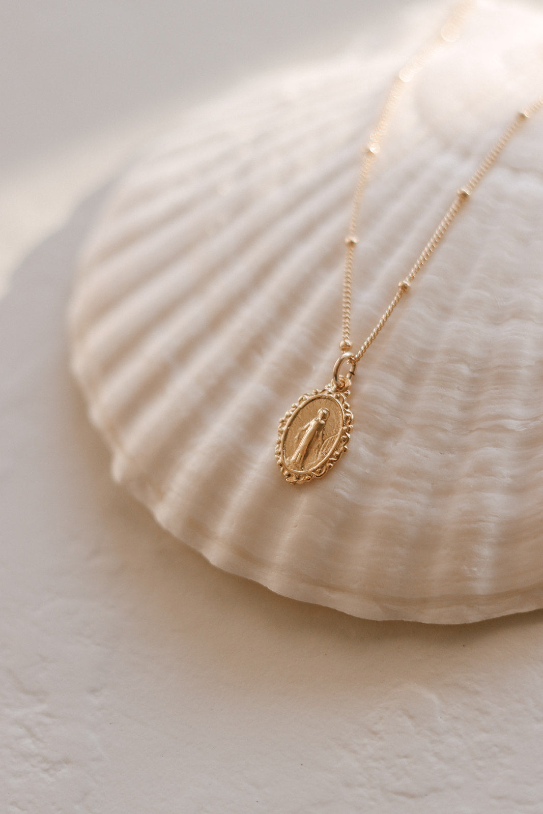 Intricate Miraculous medal necklace - Journeys of Faith