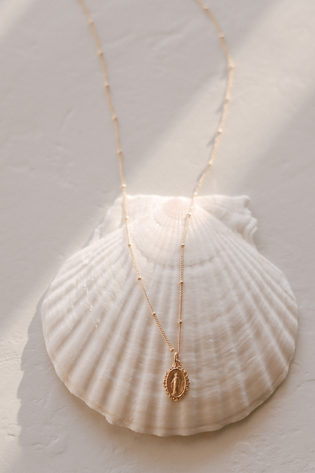 Intricate Miraculous medal necklace - Journeys of Faith