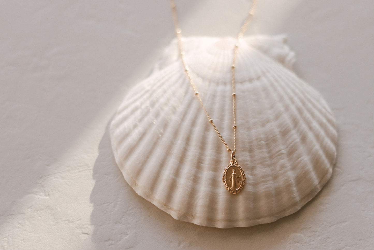 Intricate Miraculous medal necklace - Journeys of Faith