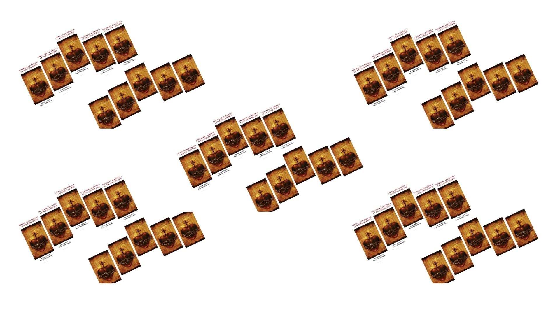 Novena de Abandono a La Voluntad De Dios Tarjeta de oración Espanol - Journeys of Faith