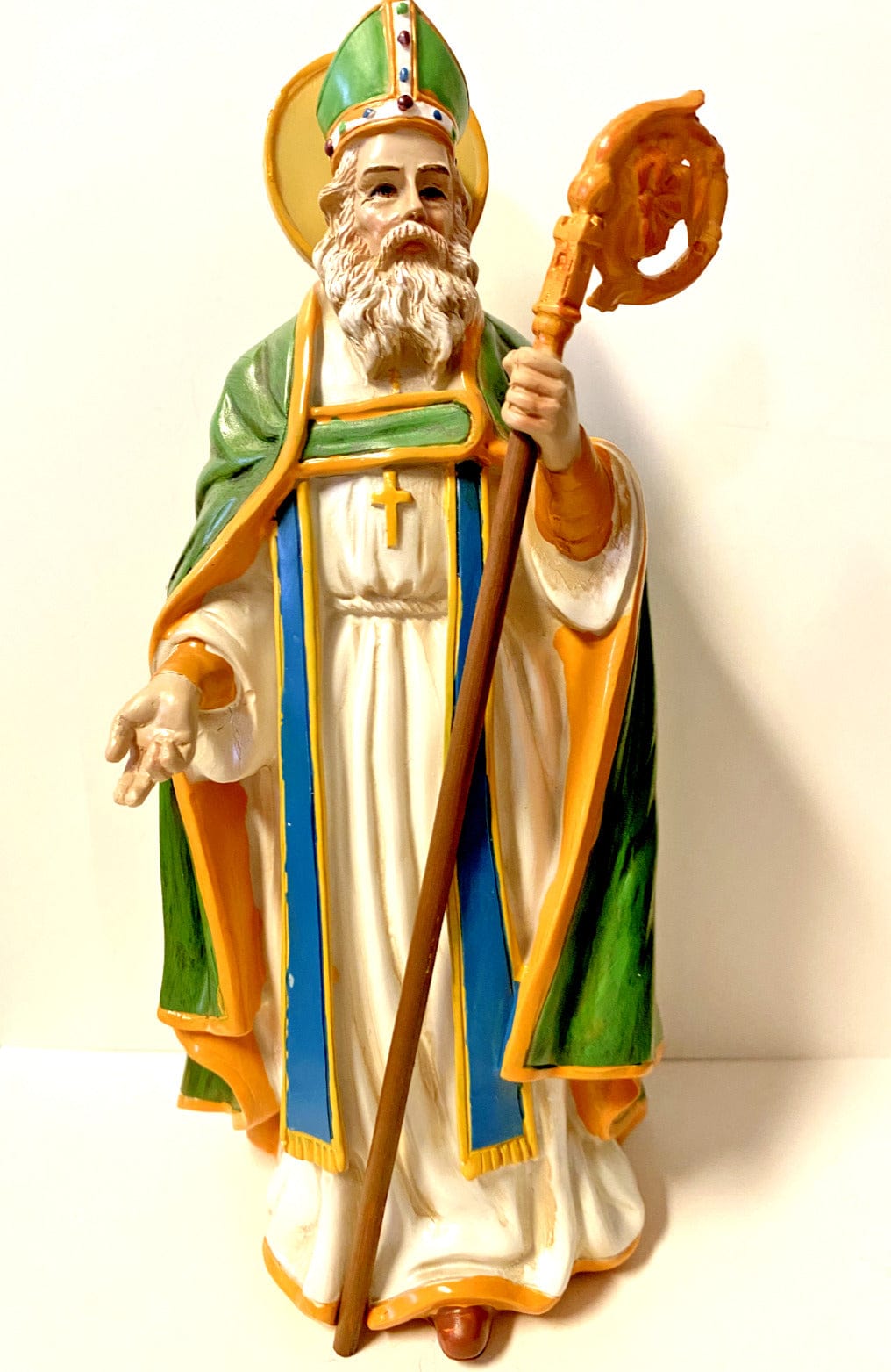 Saint Patrick 8" Statue, New - Bob and Penny Lord