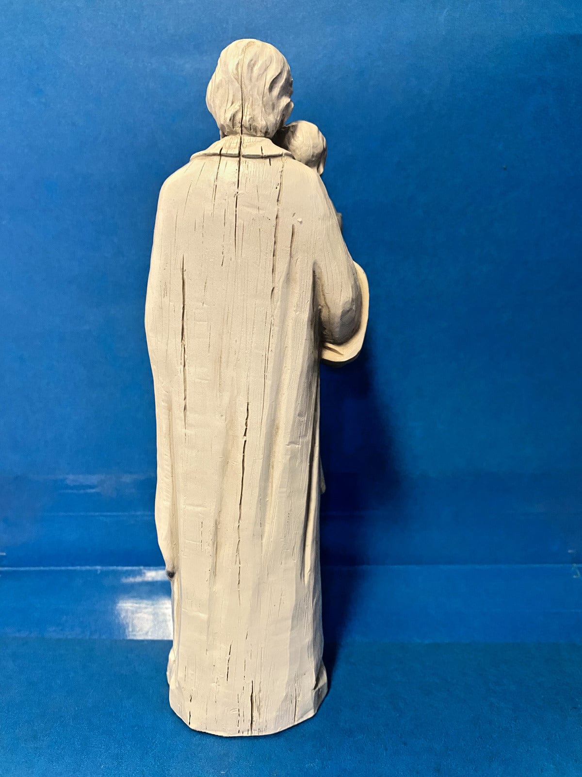Saint Joseph with Child 8" Stone Finish Statue, New - Bob and Penny Lord
