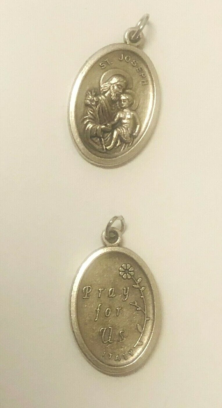 Saint Joseph with Child Jesus Medal, New from Italy - Bob and Penny Lord