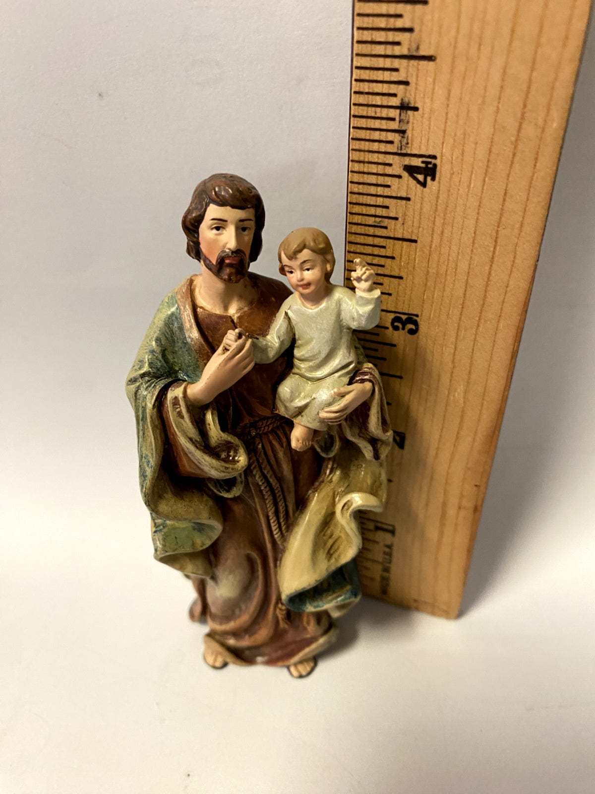 Saint Joseph with Child 4" Statue, New - Bob and Penny Lord