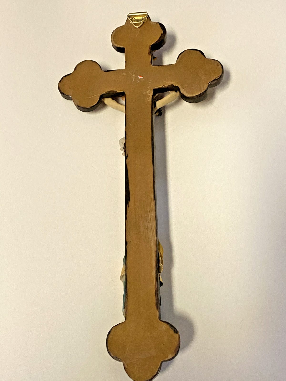Holy Trinity + Blessed Mary 13" Crucifix , New - Bob and Penny Lord