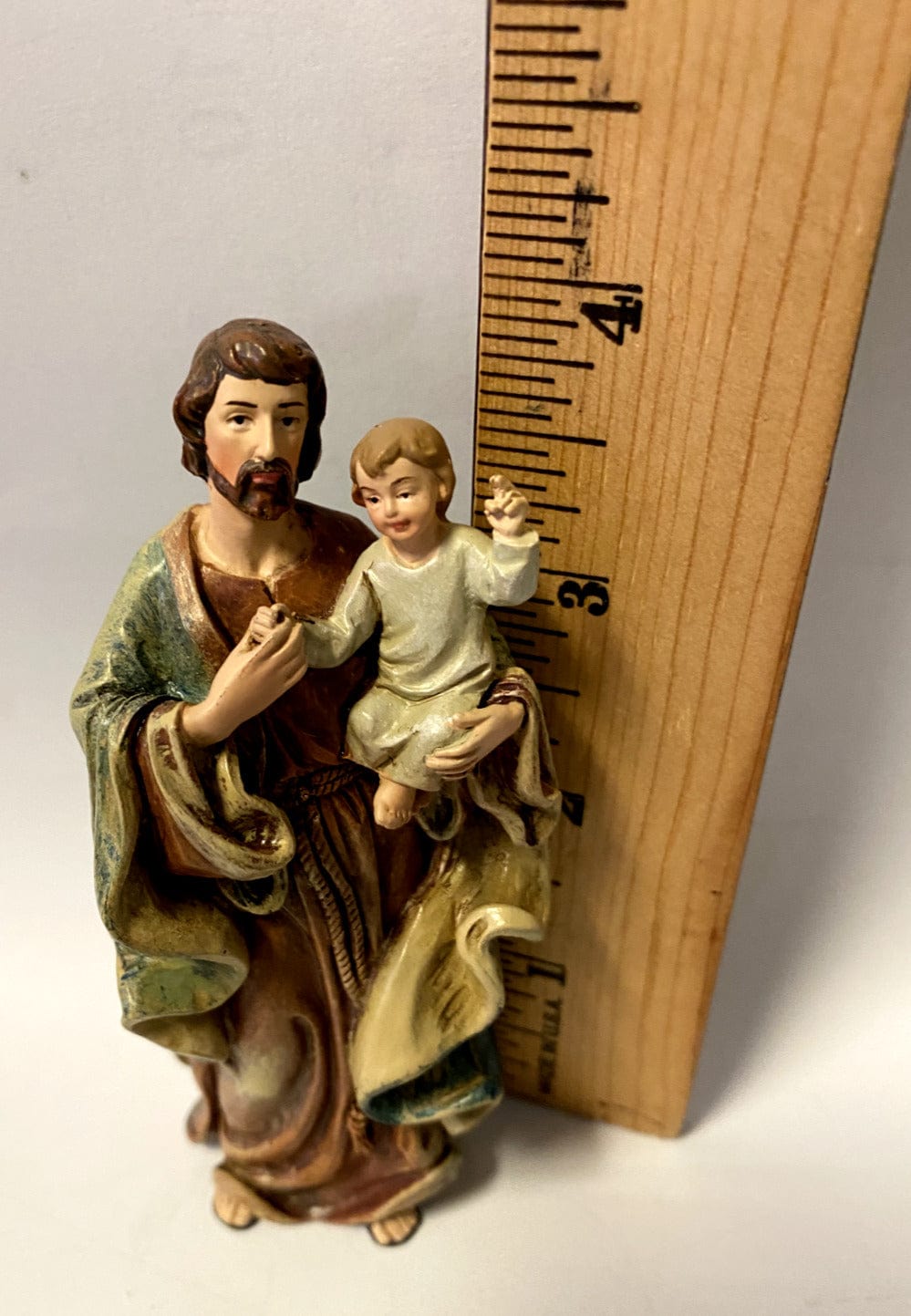 Saint Joseph with Child 4" Statue, New - Bob and Penny Lord