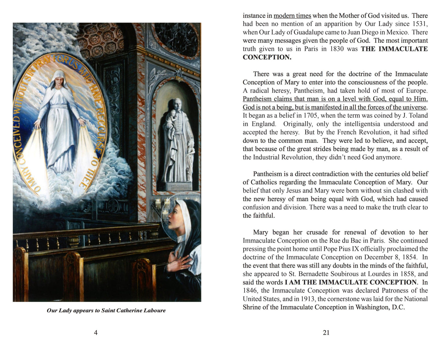 Saint Catherine Laboure and the Miraculous Minibook - Bob and Penny Lord