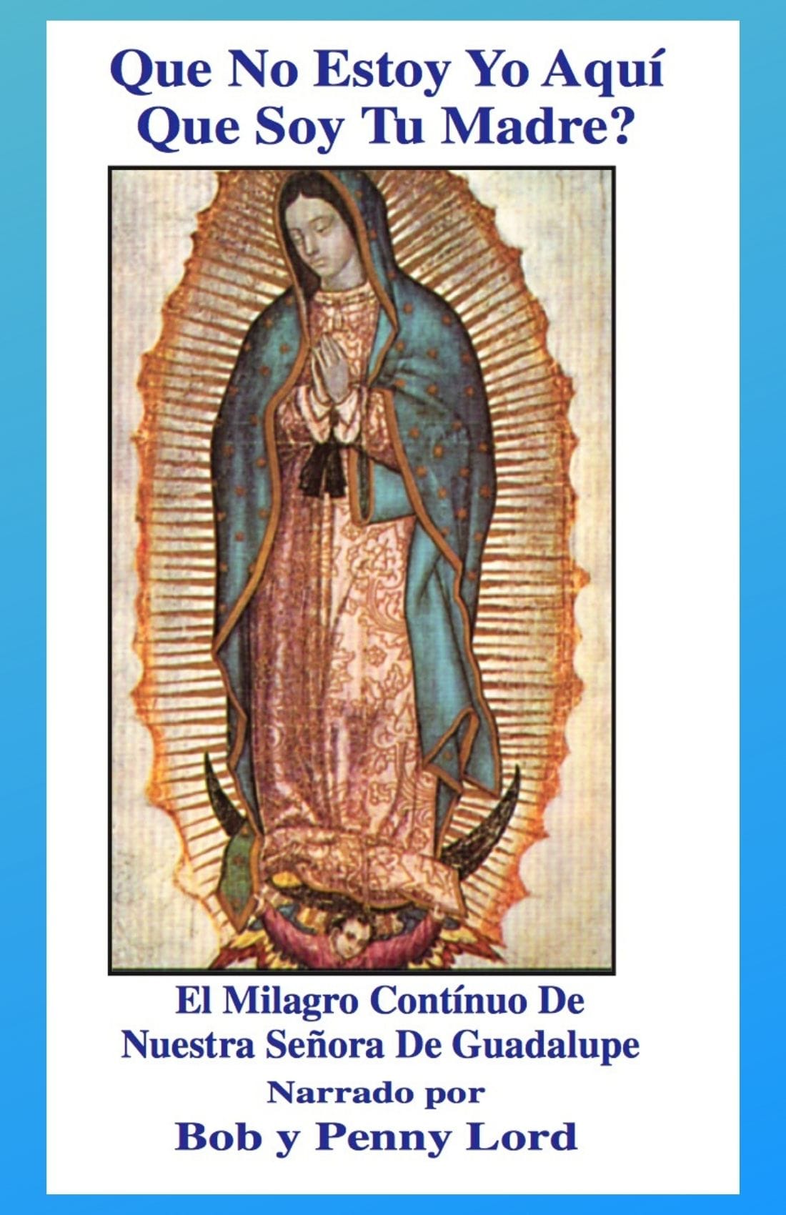 Nuestra Senora de Guadalupe DVD in Spanish by Bob and Penny Lord Ministry, featuring religious imagery and cover art.