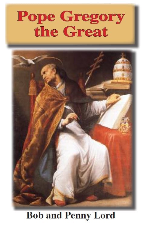 Miniature booklet of Pope Gregory the Great by Bob and Penny Lord, featuring a detailed cover image.
