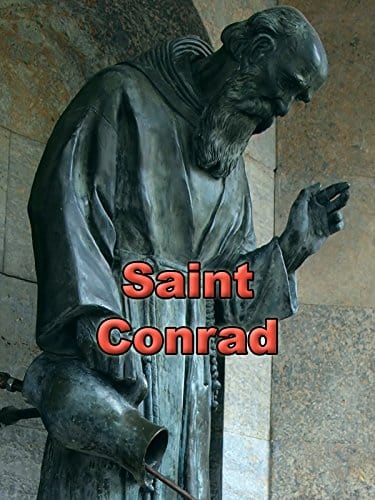 Saint Conrad printed minibook by Bob and Penny Lord, featuring religious stories and illustrations in a compact, portable format.