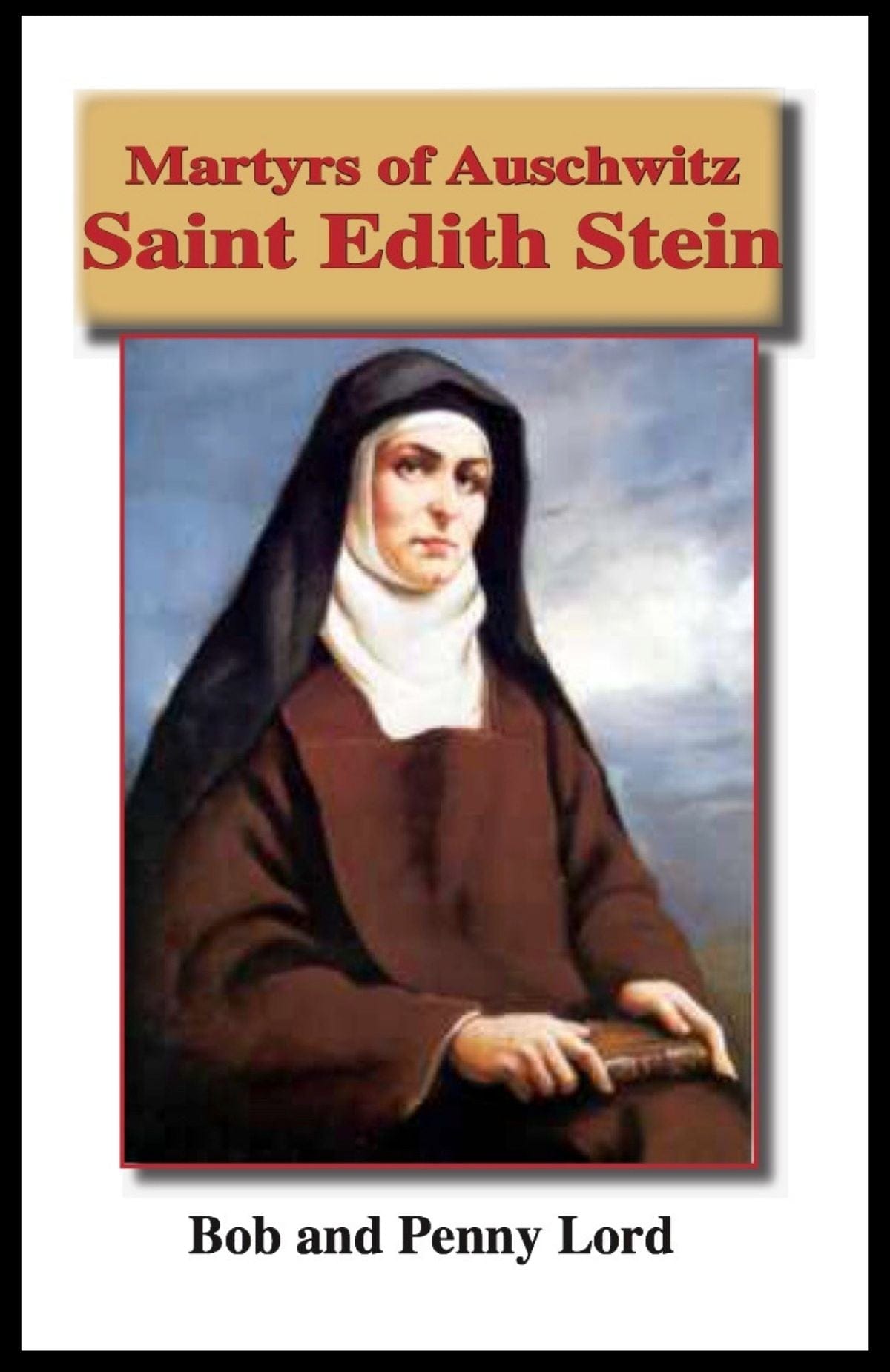 Small Saint Edith Stein Martyr minibook by Bob and Penny Lord Ministry, featuring a religious cover and compact size for devotion.