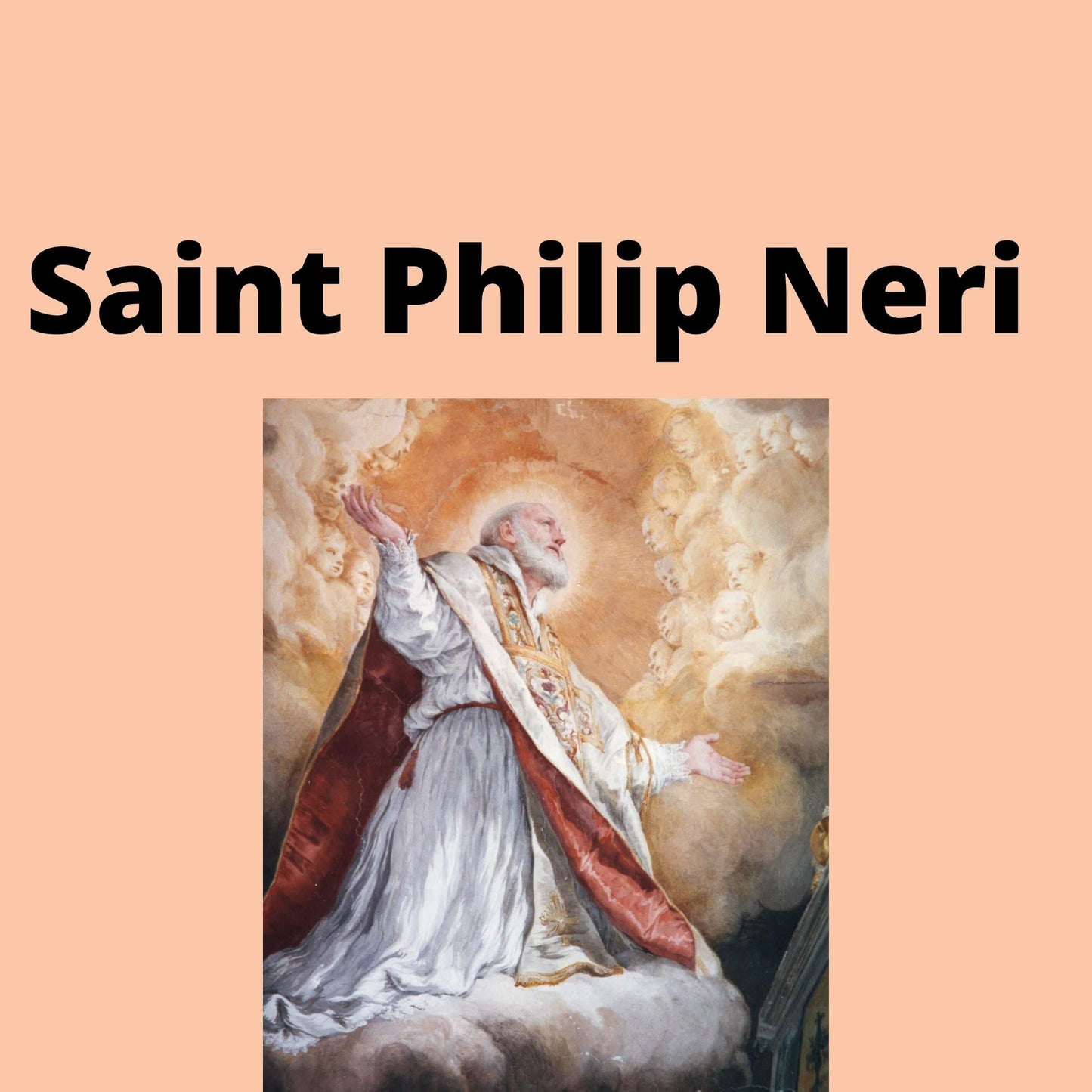 Saint Philip Neri DVD by Bob and Penny Lord, showing the DVD case with religious artwork and title.